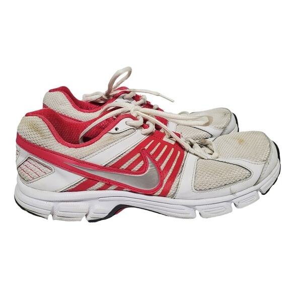 Nike Downshifter 5 Women's Training Running Athletic Shoe White Pink Size 8.5 - Picture 1 of 12